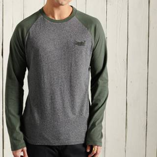Superdry Baseballtrøje i økologisk bomuld