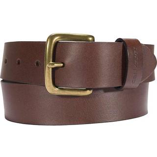 CARHARTT® Dark brown Bridle Leather Classic Buckle Belt 34/105 cm