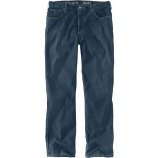 Carhartt Rugged Flex Relaxed Straight Jeans Jeans Herrer størrelse 30 - Length: 30 farve blå