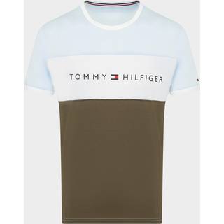 Tommy Hilfiger Color block logo t-shirt - Navy - Str. S - Modish.dk