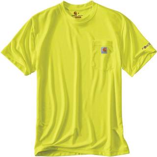 Carhartt Men's High-Seribility Force Relaxed Fit Letv?gtsfarve Forbedret kort?rmet lomme-t-shirt Brite Orange 4x-Large