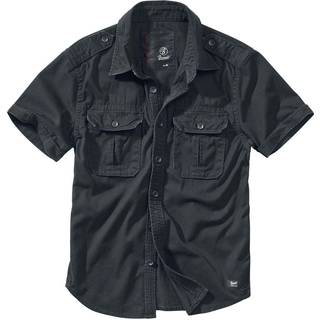 Brandit Kortærmet Vintage Skjorte Oliven - 6XL