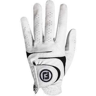 Footjoy Women's Weathersof Golf Glove Hvid stor båret på venstre hånd