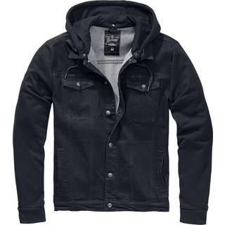 Brandit Cradock Denim Sweat Jakke Sort - 5XL