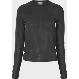 Langærmet Mesh Top