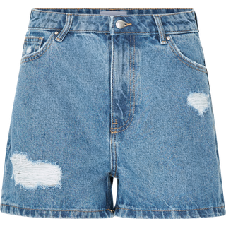 Onljagger Høj Talje Regular Fit Denim-shorts