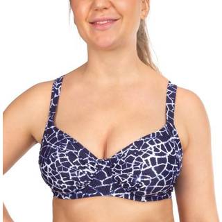 Damella Sophia Navy Crackle Underwire Bikini Bra - Navy pattern - E 38 * Kampagne *