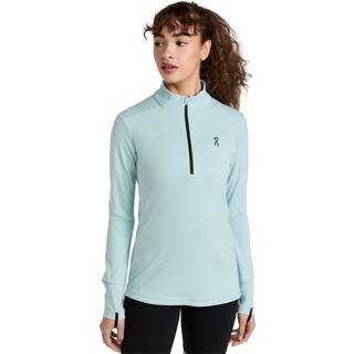 ON Running Climate Shirt, Str. XL Dame - Varm Løbetrøje med Lommer & Half Zip