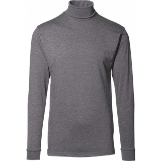 ID T-TIME T-Shirt Dame m. Rullekrave Grafit melange