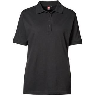 ID 0521 Poloshirt klassisk dame Sort S