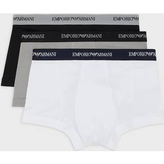 EMPORIO ARMANI Herren Trunks grau,schwarz,weiß Baumwolle & Mix unifarben