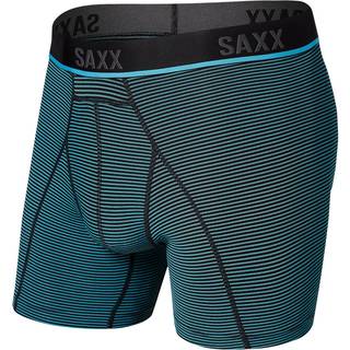 Saxx Kinetic Light-Compression Mesh Boxer Brief Syntetisk undertøj Herrer størrelse S farve blå