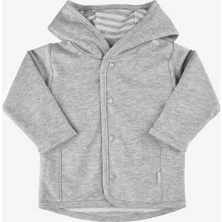 Fixoni Børne Cardigan i økologisk bomuld - Grey Melange - 86