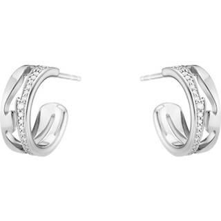 FUSION øreringe, Georg Jensen, 18 kt. hvidguld