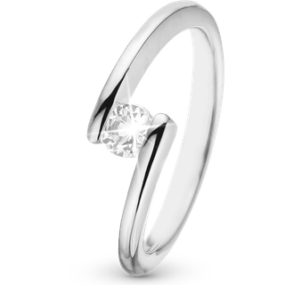 Christina Supernova sølv ring med ægte topas - Str. 61