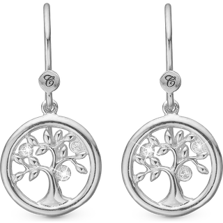 Christina Collect - Tree of life sølv øreringe