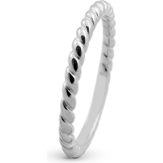 Rope Ring - Blankpoleret Sterling Sølv - Christina