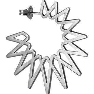 Big Sun Earring - Sterling Sølv