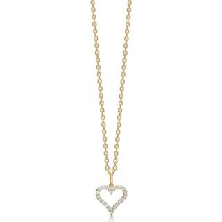 Mads Z Tender Heart 14 kt. guld vedhæng med brillanter 0,36 ct. W.SI