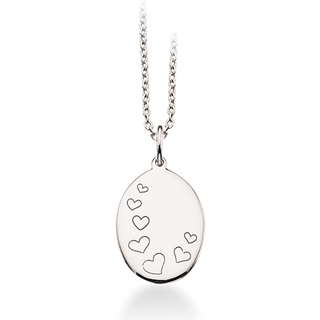 Scrouples Amulet hjerter sølv inkl. kæde