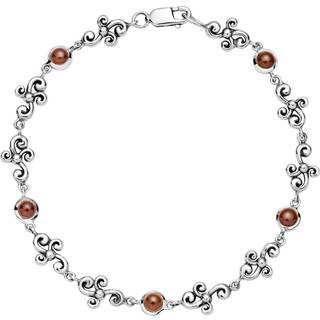 LUND Classic Armbånd Rød Granat