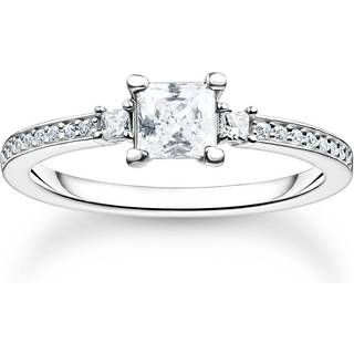 Thomas Sabo TR2397-051-14 Silber-Ring für Damen Pavé Weißer Stein