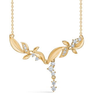 Mads Z Olive Love Halskæde 14 kt. Guld 0,35 ct. 1521105 - Dame - Gold