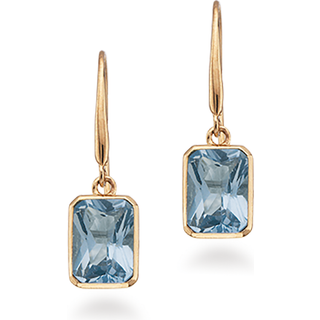 Scrouples øreringe med cubic zirkonia i 8kt guld