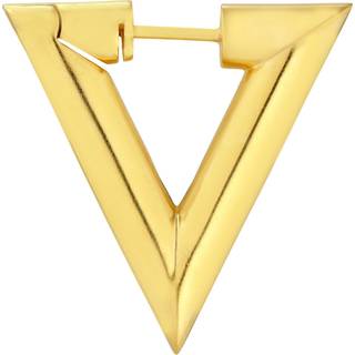 Jane Kønig Chunky Triangle Ørering Single 18 kt. Forgyldt Sølv BCTH-SS22-G - Dame - 925 Sterling Silver
