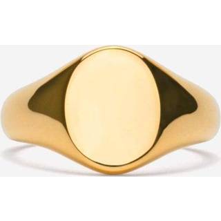 IX Studios Mini Oval Signet ring DMN0299GD (58)