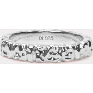 IX Crunchy Class Ring Silver