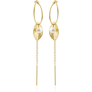 Susanne Friis Bjørner Øreringe 18 kt. Forgyldt Sølv 5629-2-900 - Dame - 925 Sterling Silver