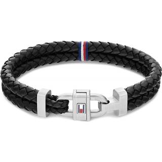 Tommy Hilfiger Carabiner Læder Herrearmbånd 2790361