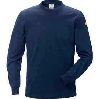 Fristads 120958 ESD langærmet T-shirt 7082 / Arbejds T-shirt Sort S