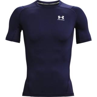 HeatGear® Men's Short Sleeve Midnight Navy / White XXL