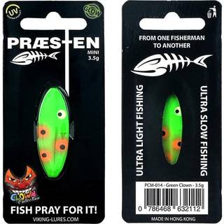 Præsten 3,5g Gennemløbsblink Green Clown