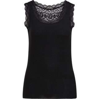 Cream Vanessa Top Toppe & T-Shirts 10602820 Pitch Black (LARGE)