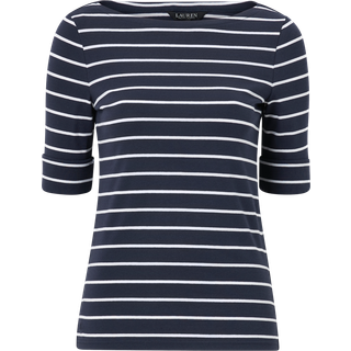 Lauren Ralph Lauren Lauren Ralph Lauren Judy Stretch Cotton Boatneck Top
