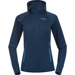 Cecilie Wool Hood Jacket W Deep Sea Blue (XS)