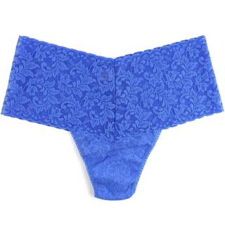 Hanky Panky Signature Lace Retro Thong - Navy-2 - One Size