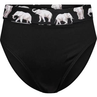 Saltabad Elephant Bikini Folded Tai - Black pattern-2 - 40