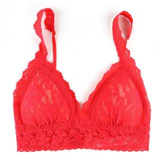 Hanky Panky Bralette Lace Padded Crossover L - Black - L
