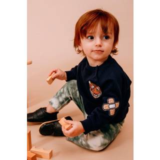 The New Siblings - Andrew Sweatshirt - Navy Blazer "Tiger" - 68