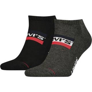 Levis 2-pak Sportswear Logo Low Cut Sock - White - Str 35/38