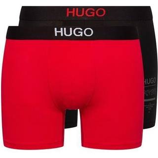 HUGO 2-pak Brother Boxer - Black/Red - X-Large