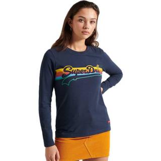 Superdry Langærmet Vintage Cali top med logo