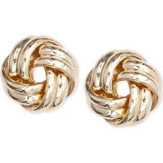 Anne Klein """"Classics"""" Guld-Tone Knot Stud ?reringe