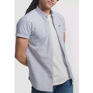 Superdry Premium University oxford-skjorte med korte ærmer