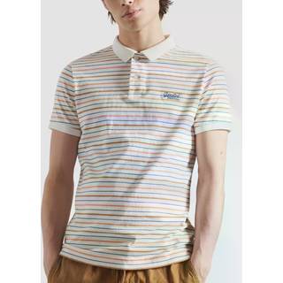 Superdry Vintage poloshirts i jersey i økologisk bomuld med striber
