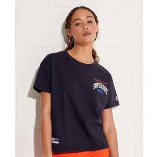 Superdry Varsity Arch Mini T-shirt med firkantet snit